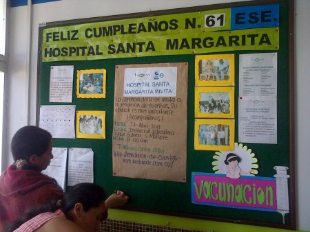 CARTELERAS DEL HOSPITAL